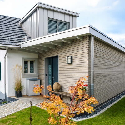 Anbau Einfamilienhaus mit Terrasse